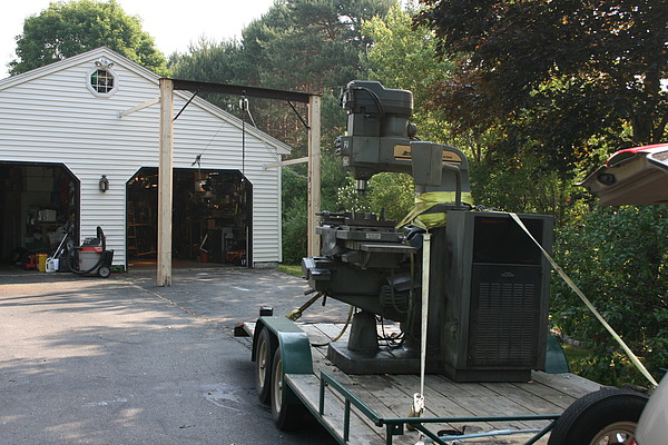 Moving a Bridgeport Series II CNC Mill